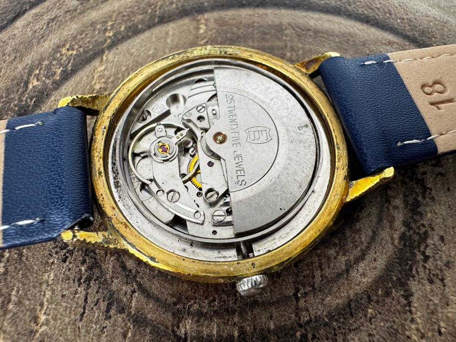 zegarek męski - Anker Automatic - pozłacany - cal. FB 222