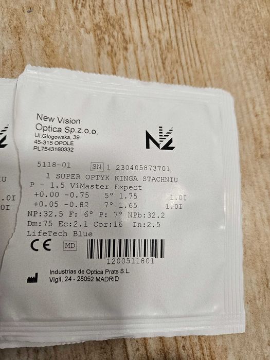 Okulary progresywne New Vision Optica