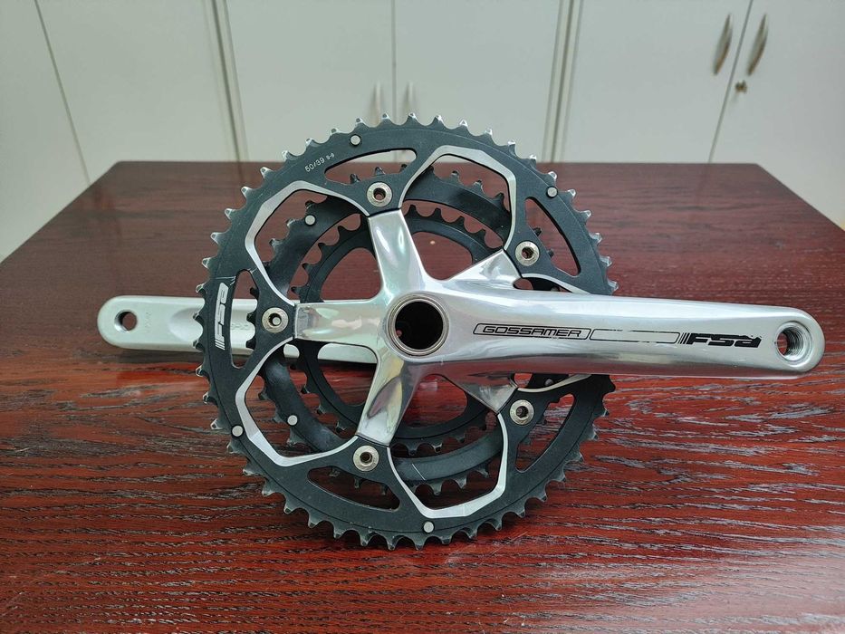 Mechanizm korbowy trzyblatowy  FSA Gossamer CK-6020, 50-39-30, hollowtech II, 172,5 z suportem
