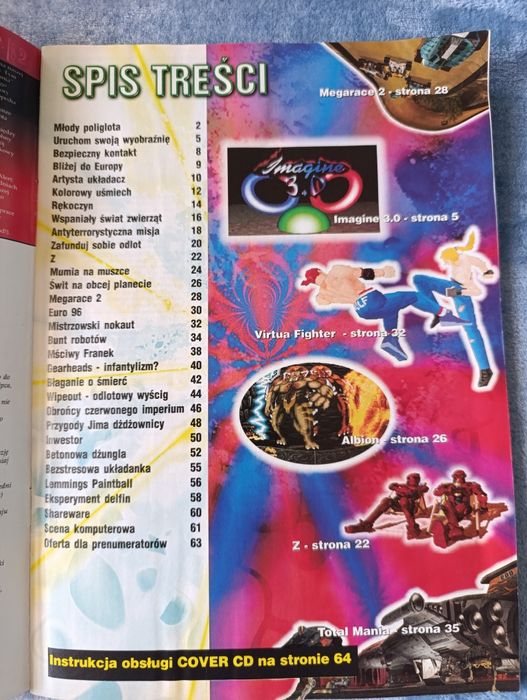 Czasopismo CD-Action numer 3,5 1996