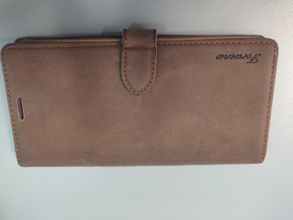 Capa Carteira Retro Forwenw para iPhone Plus 14/15 - Castanha