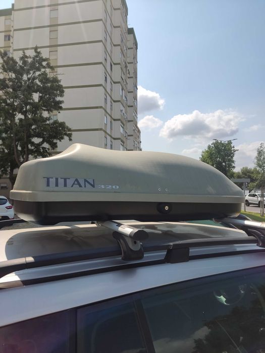 Mala de Tejadilho G3 Titan 320 + Barras de Tejadilho VEVOR