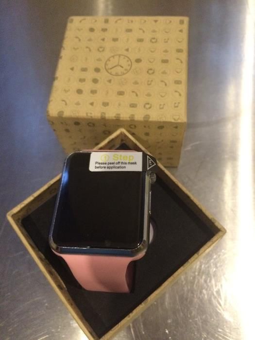 Relógio Smartwatch A1 Cor de Rosa com SIM Card