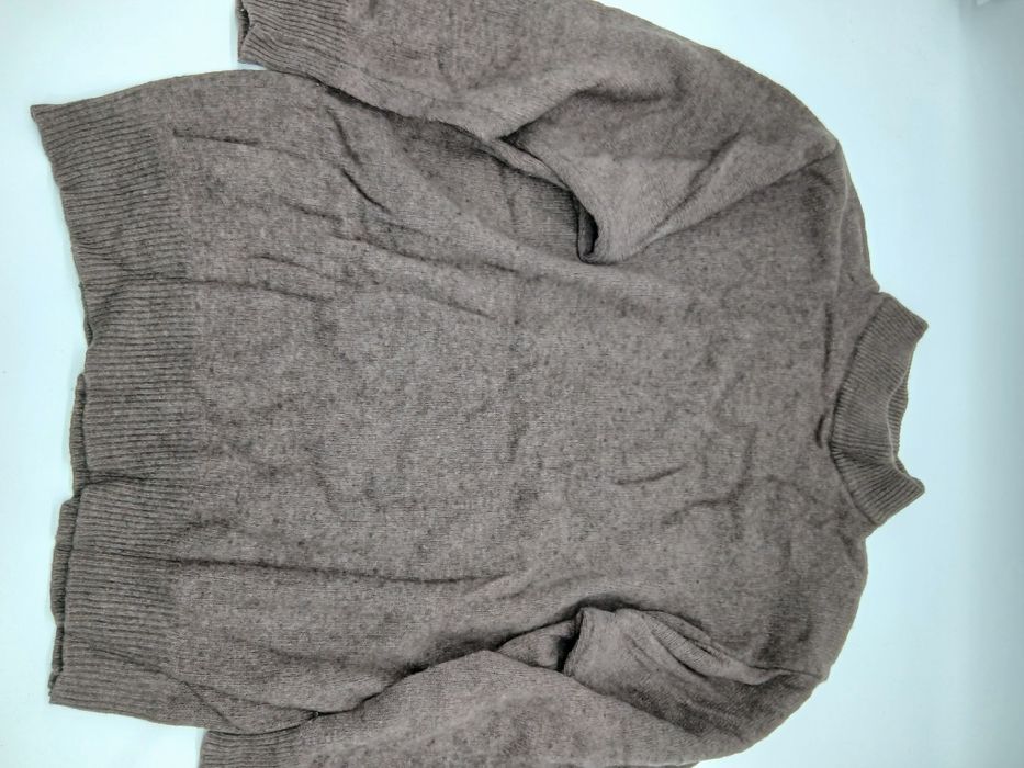 Camisola gola alta homem preto L