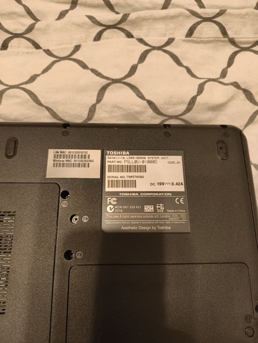 laptop Toshiba Satellite