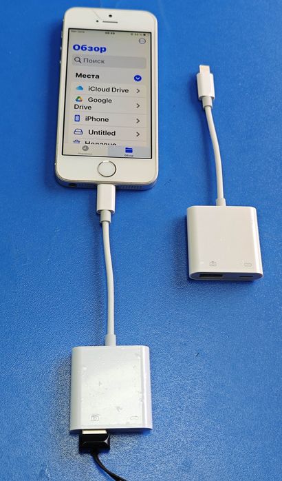 переходник адаптер iPhone iPad USB флеш Lightning айфон микрофон SSD