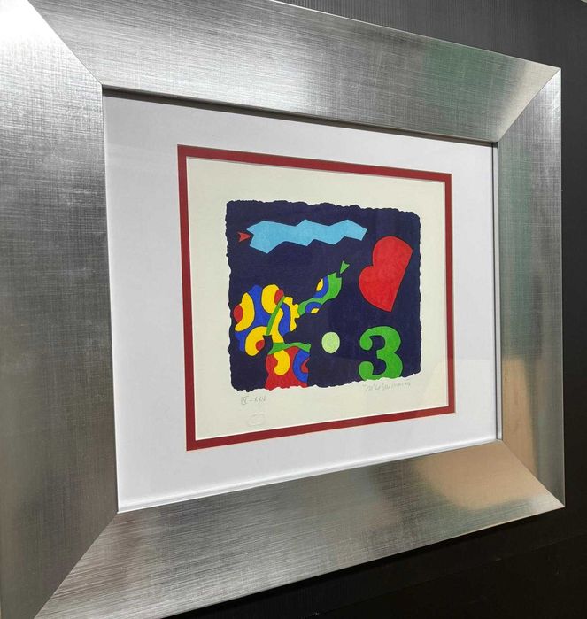 Serigrafia sobre papel, José de Guimarães