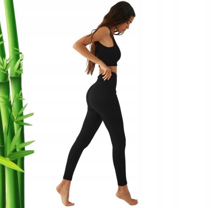 Leginsy czarne damskie