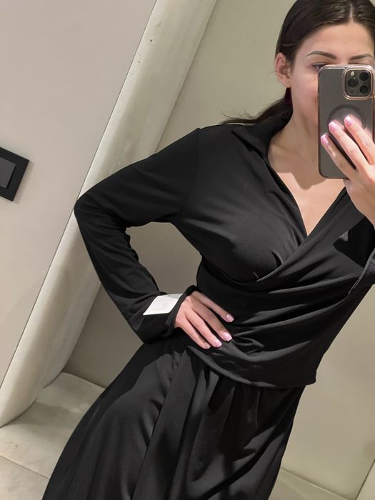 NEW COLLECTION sukienka czarna wizytowa r. M