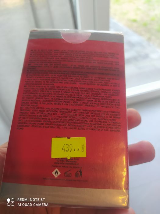 La cobra homme parfum