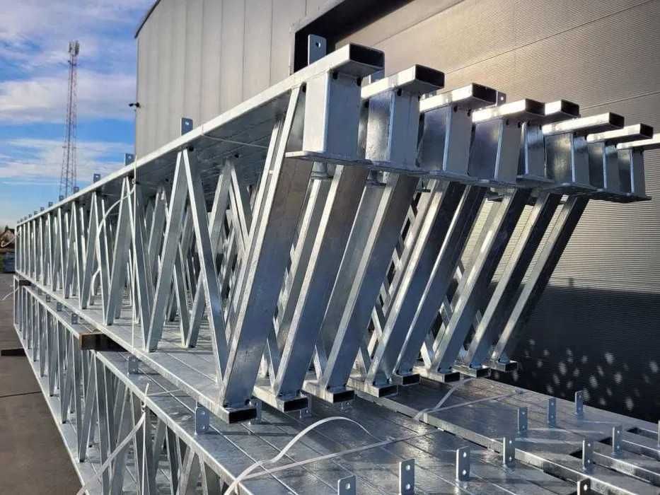 nowe kratownice dachowe jednospadowe - 12 m