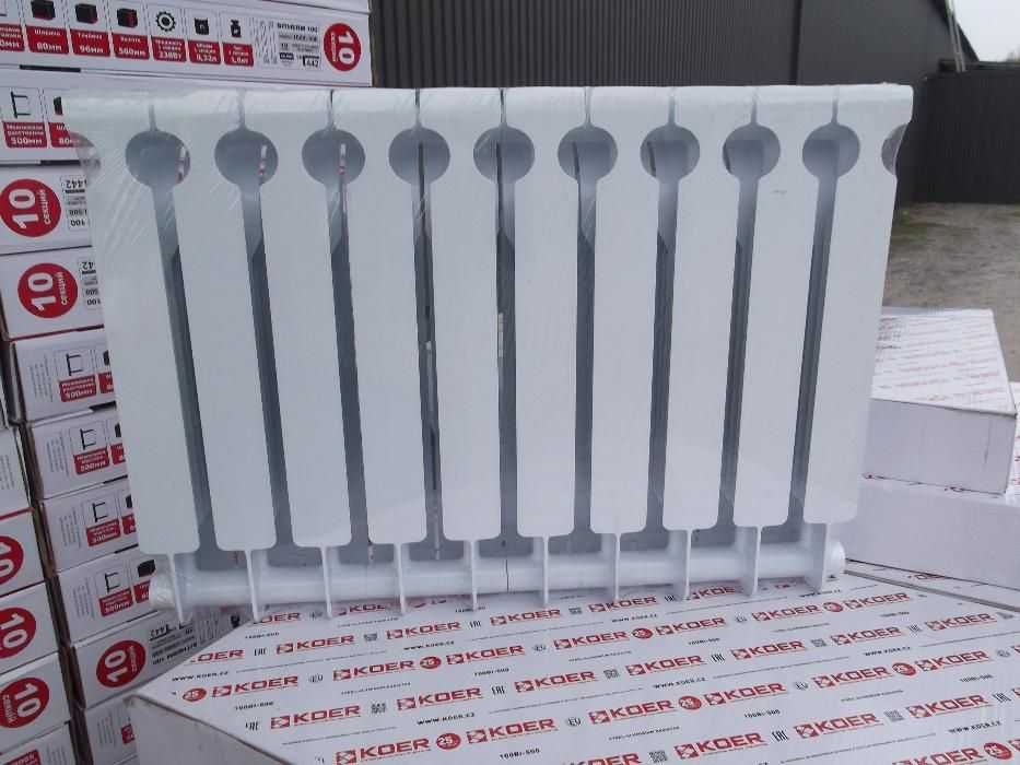 KOER Алюминиевые и Биметаллические радиаторы Чехия"Супер Цена"