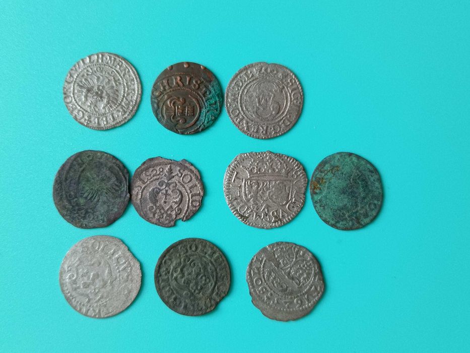 10 srebrnych monet średniowiecza