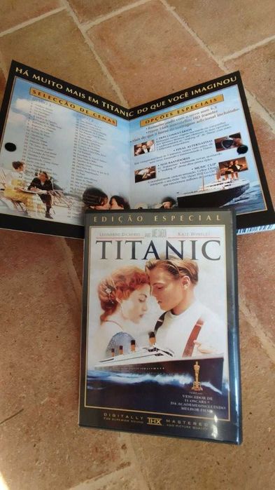Pack Coleção Leonardo DiCaprio DVD - Titanic + A Praia + Romeu e Julieta