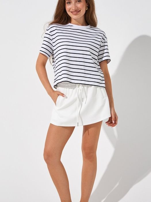 Юбка шорты белая