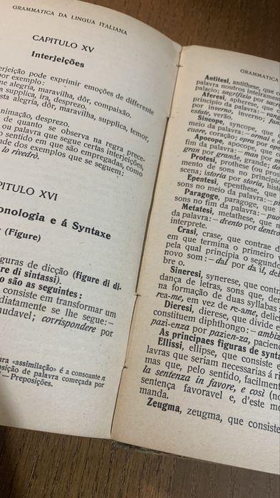 Gramática da lingua italiana