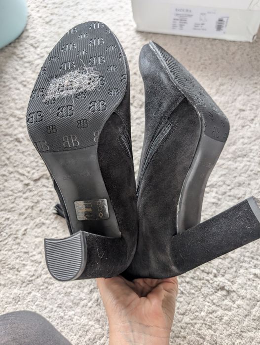 Nowe Botki Badura 40 skórzane