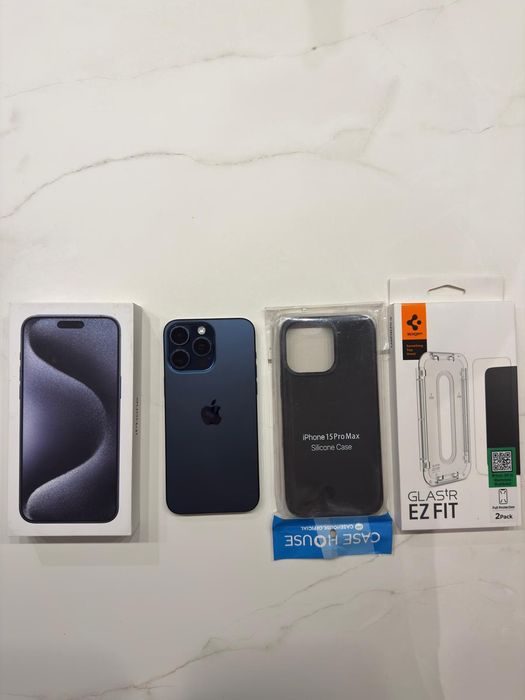 iPhone 15 Pro Max 256GB Blue Titanium  85% baterii stan bardzo dobry