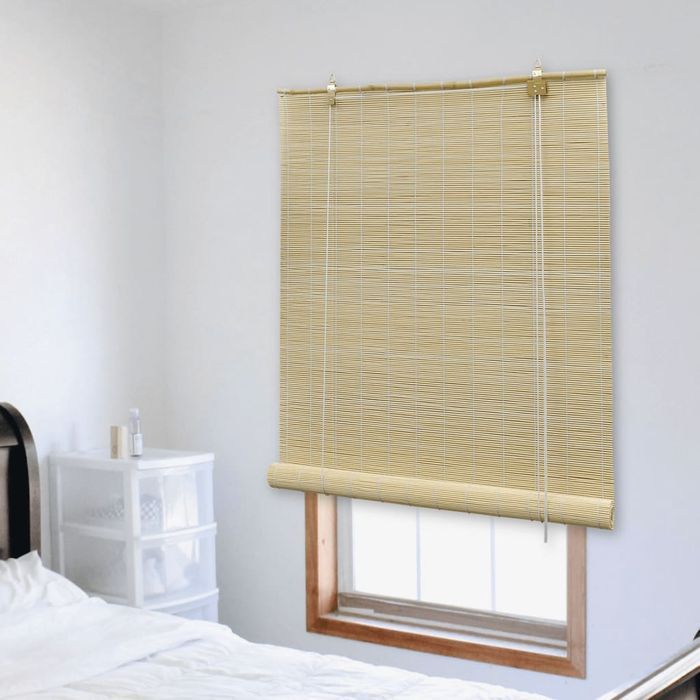 Vidaxl Roleta Bambusowa, 100X220 Cm, Naturalna