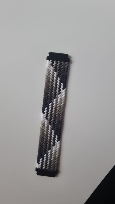 Pasek plecionego materiału 20 mm do zegarka Samsung, Huawei, Amazfit,