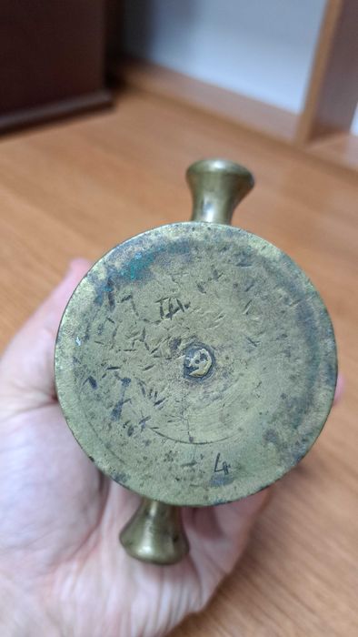 Antyczny Moździerz Metalowy – Rękodzieło, Kolekcjonerski (87)