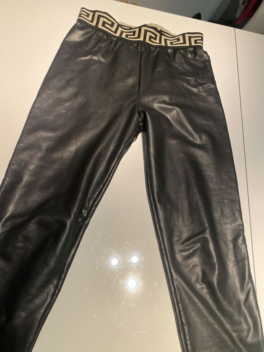 Legginsy z eko skóry