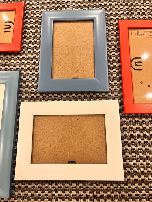 Zestaw 5 kolorowych ramek