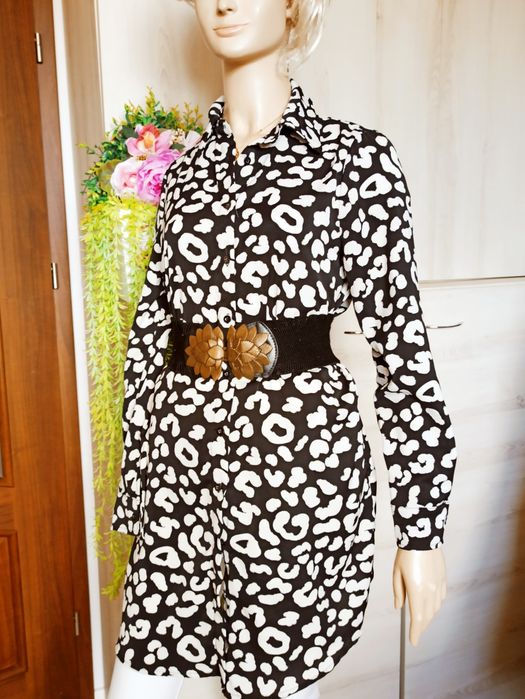 Sg Sukienka damska 38 , M szmizjerka czarno biała sukienka 38 , M