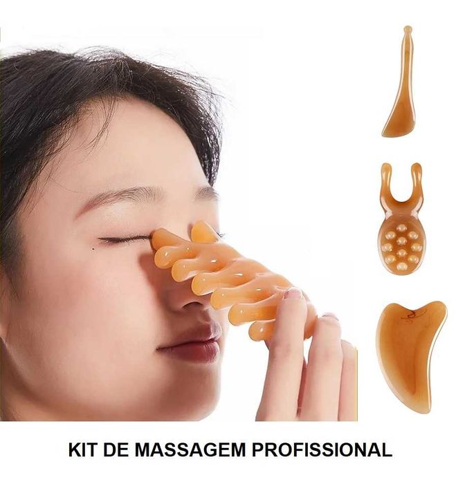 Pedras de Massagem e Beleza (Conjunto de 4 Peças)