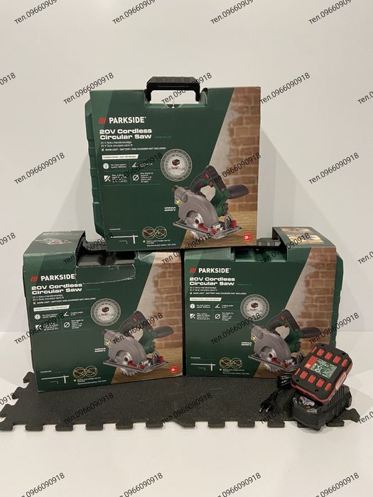 Акумуляторна циркулярна пила, паркетка, дискова,PARKSIDE PHKSA 20-Li C