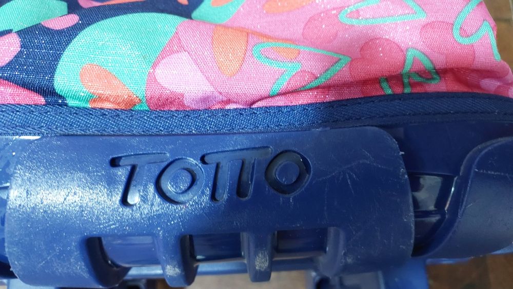 Trolley Mochila Mala Viagem Escolar ou Desporto TOTTO Rodas impecável