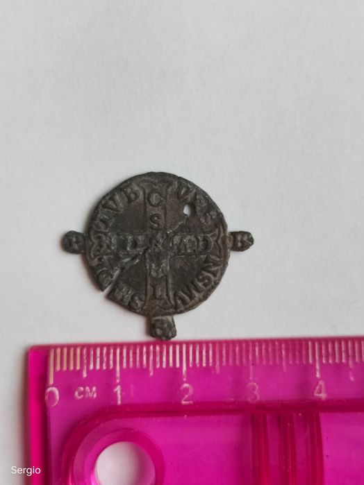 Selo "Saint Benedict" chumbo  Лот 223