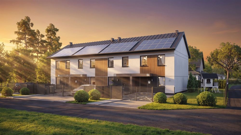 Nowe domy 92 m² Bralin | Fotowoltaika | Pompa ciepła | Klimatyzacja | Ogród