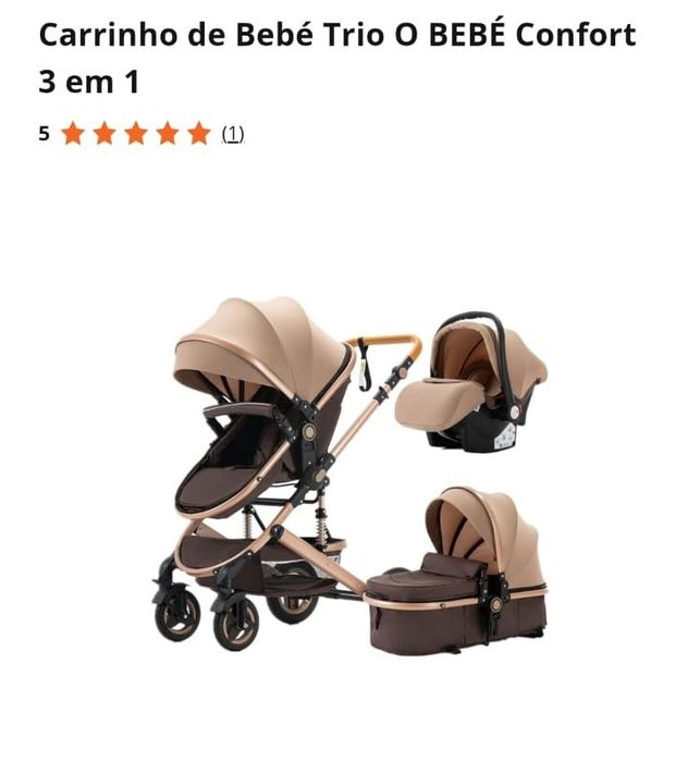 Carrinho de bebé trio