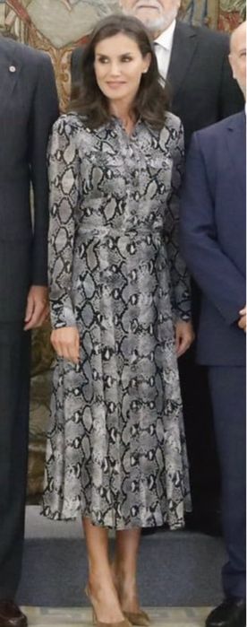 Vestido animal print Massimo Dutti