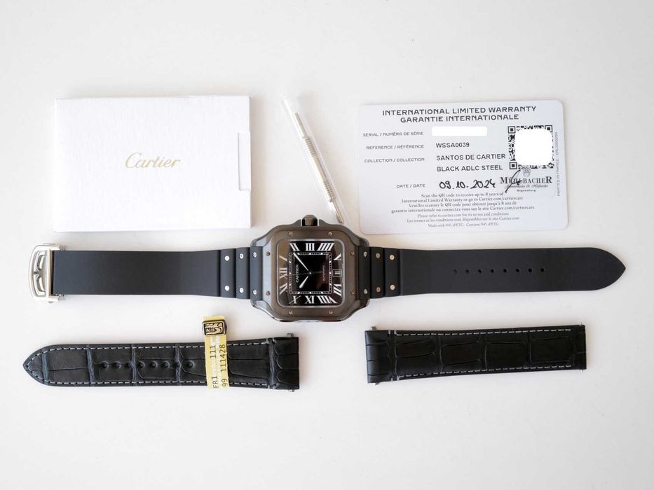 Cartier Santos de Cartier Large Black ADLC 40mm