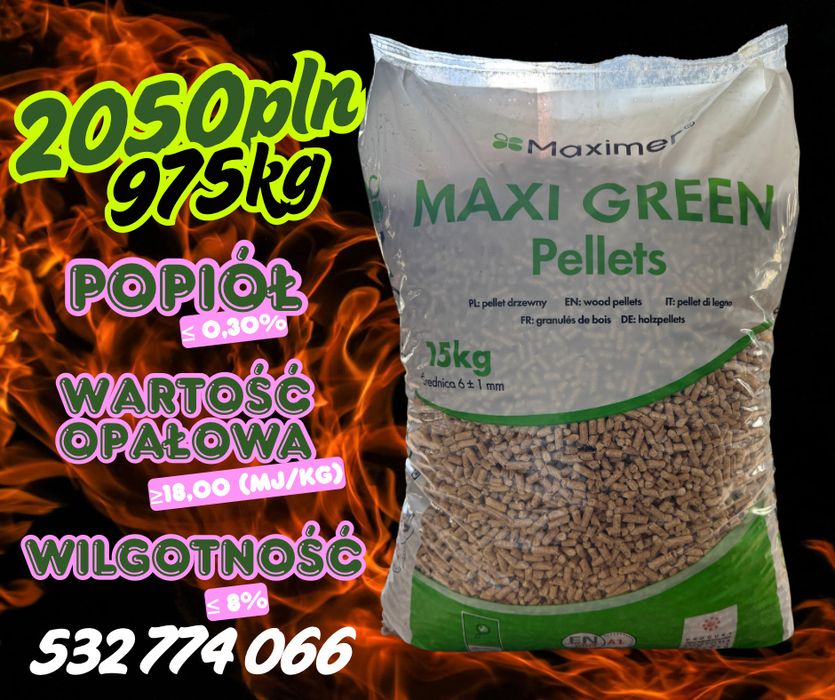 Pellet drzewny Maximer (DINplus ENplus®) Producent