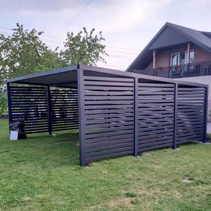 Wiata śmietnikowa, wiata garażowa, wiaty