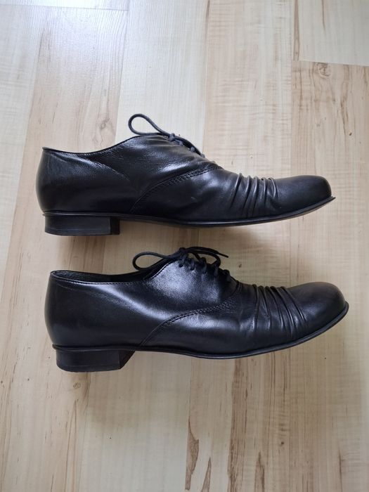 Buty skórzane czarne RYŁKO r.39