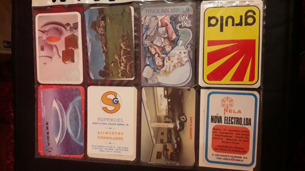 Coleção 157 calendários desde 1980