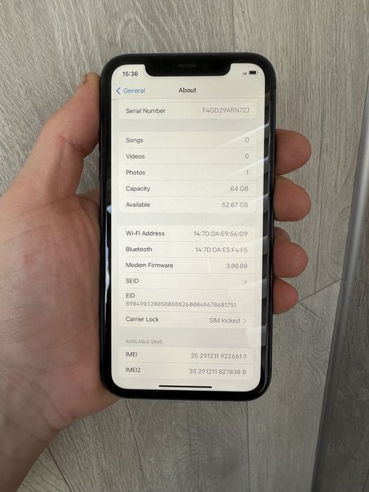 Iphone 11 64gb r-sim