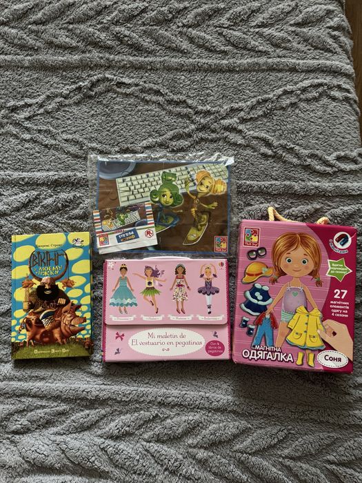 Мʼякі пазли фіксики і одягалка Соня