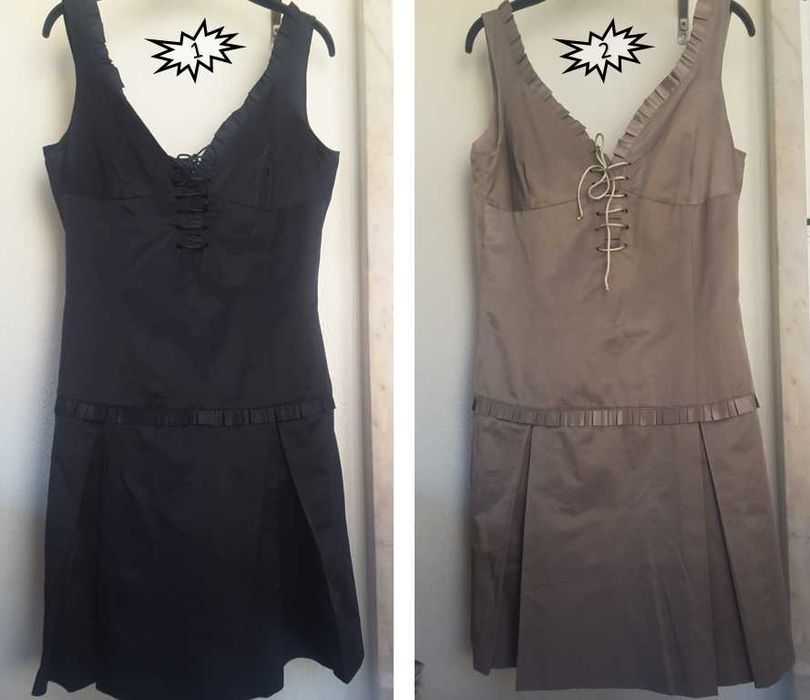 Globe Dresses (1 Black / 1 Cream) (Like NEW!) - 45€/each!64553316576898120