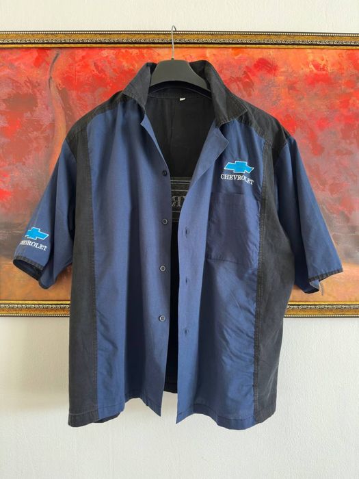 Винтажная рубашка Chevrolet Размер XL