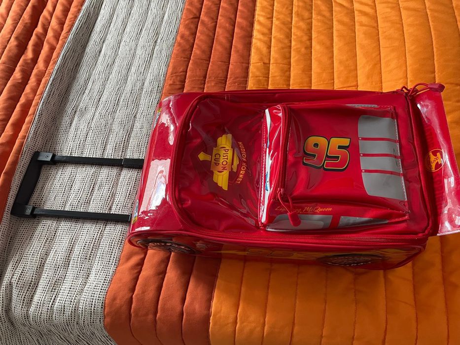 Trolley faísca Mcqueen mala de viagem para criança