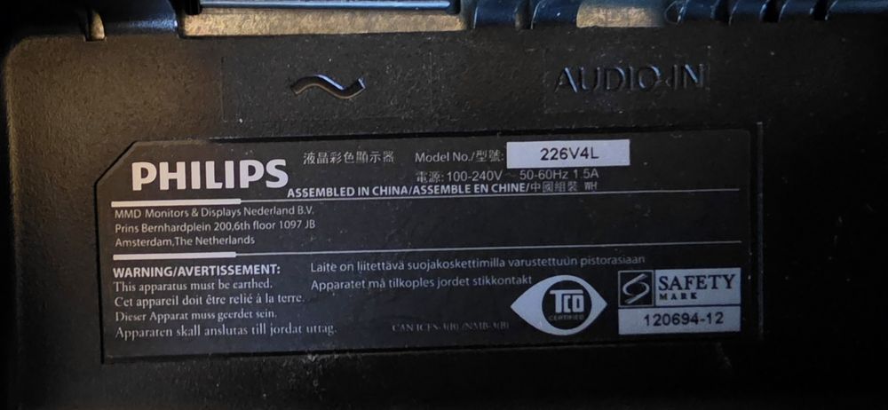 Monitor Philips 21
