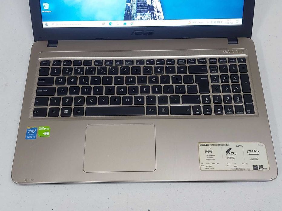 Asus processador i3 SSD 8Gb Ram