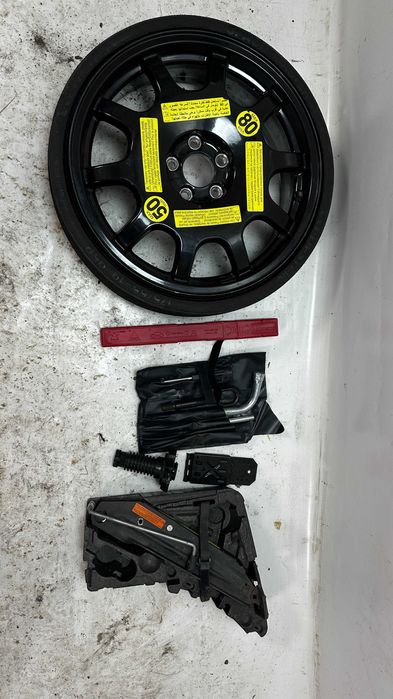 KOŁO DOJAZDOWE Zestaw audi q5 q7 175/55/19 5X112 lewarek klucz zapas vw tiguan tuareg