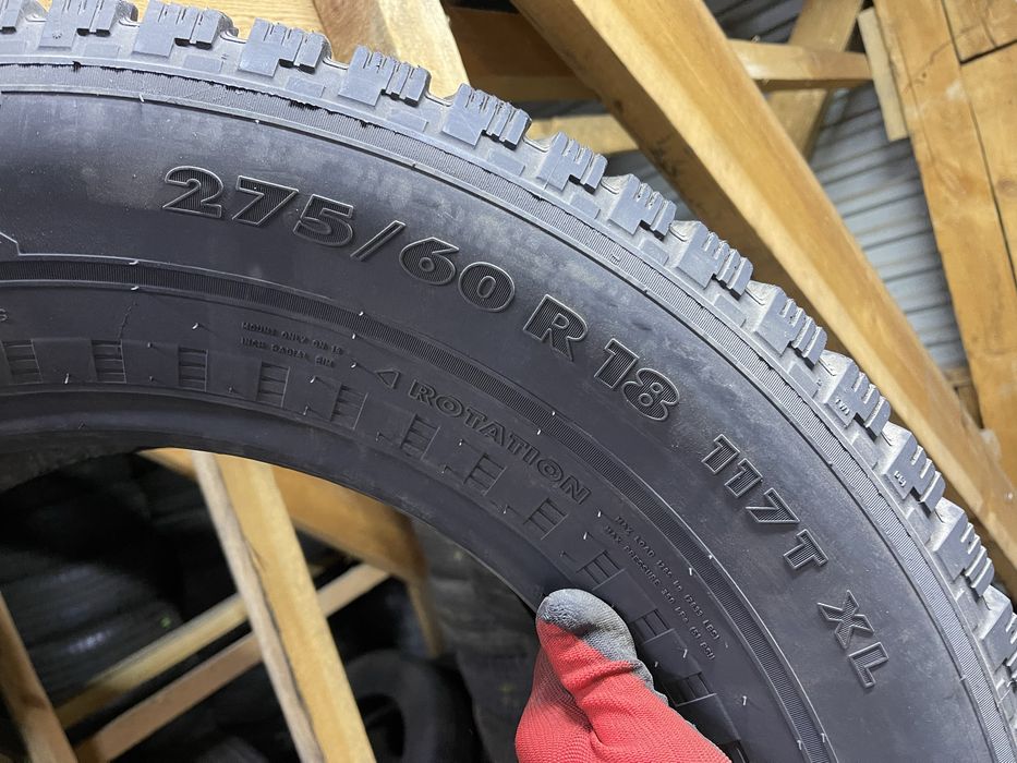 Шини зима 275/60R18 NOKIAN Hakkapeliitta 5 9мм 4шт як нові