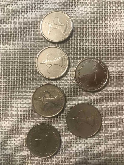 Продам монеты ОАЭ: 1 дирхам, 50 филсов, 25 филсов